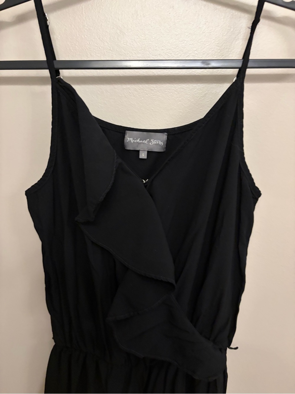Michael Stars Women's Modern Rayon Surplice Jumpsuit Black S. Please read - Picture 5 of 12